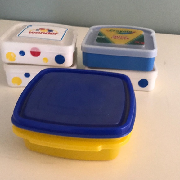 wonder bread Storage & Organization 4 Sandwich Containers And Chip